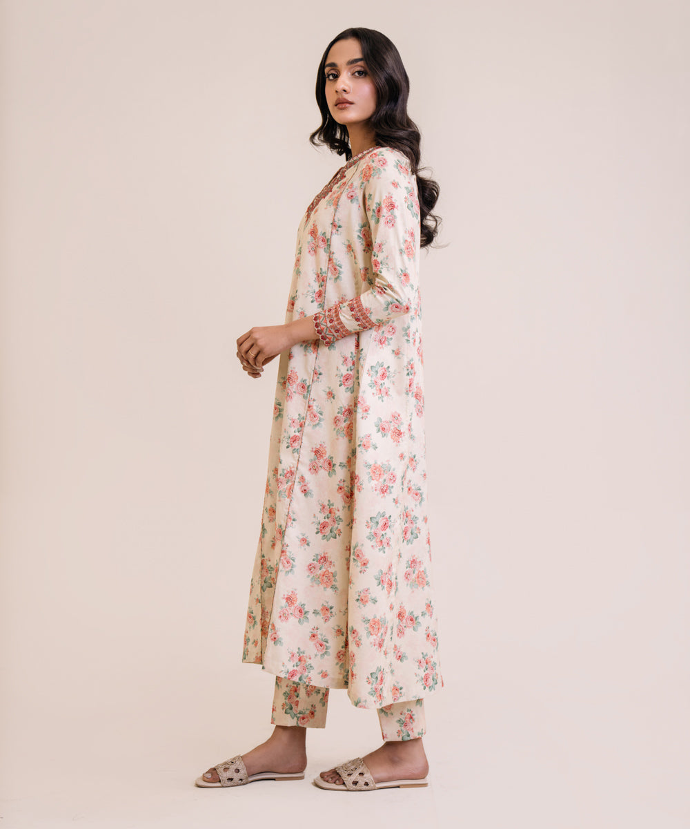 2 Piece - Embroidered Lawn Suit