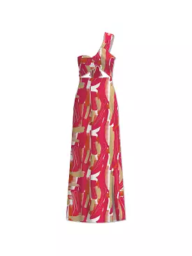 Abstract Rose Dalia Dress