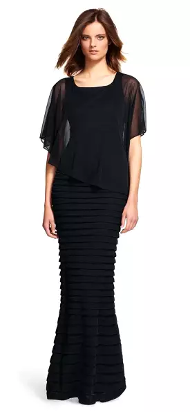 Adrianna Papell - Square Neck Jersey Dress 81930490