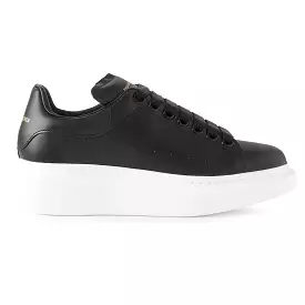 Alexander Mcqueen Raised Sole Black Sneaker (W)