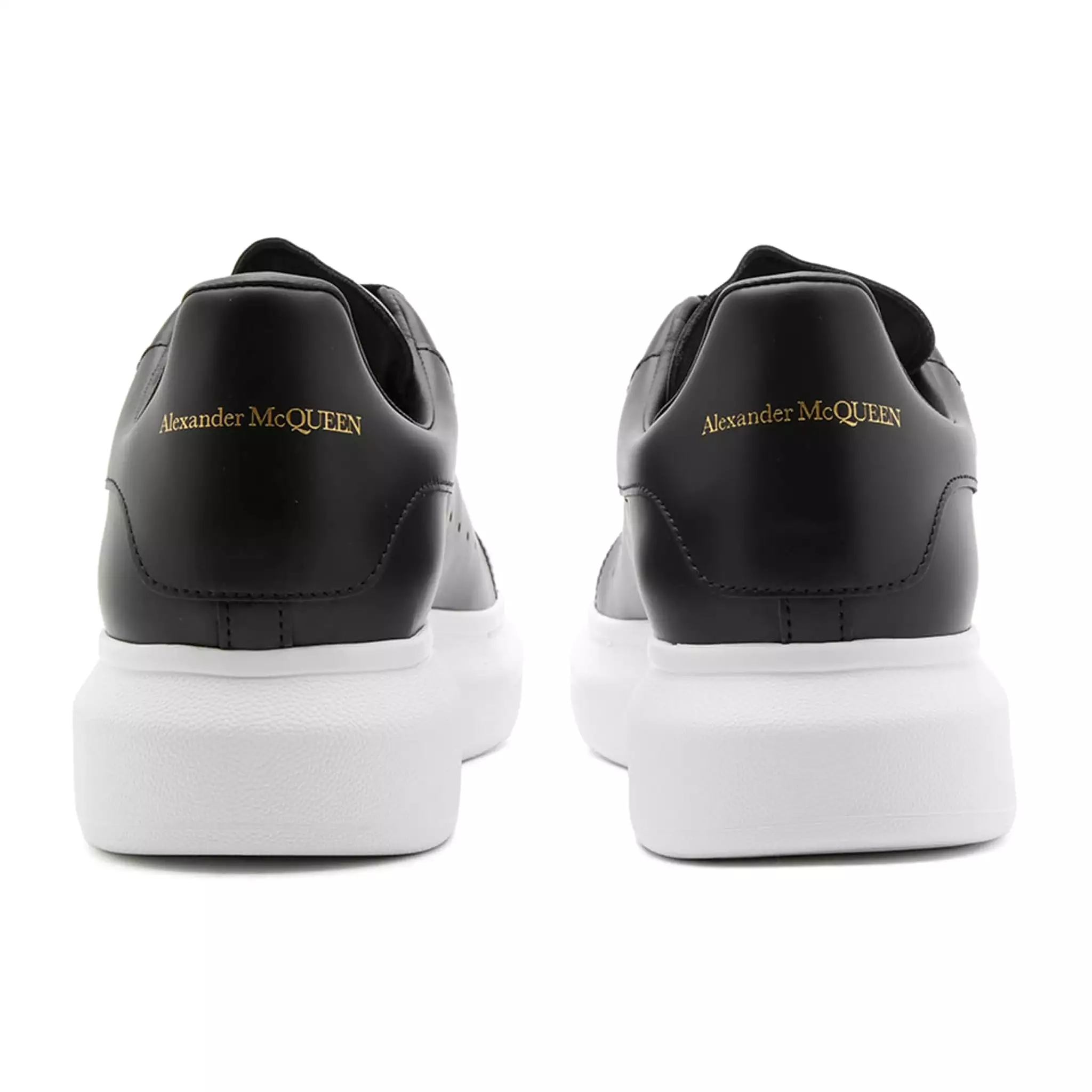 Alexander Mcqueen Raised Sole Black Sneaker (W)