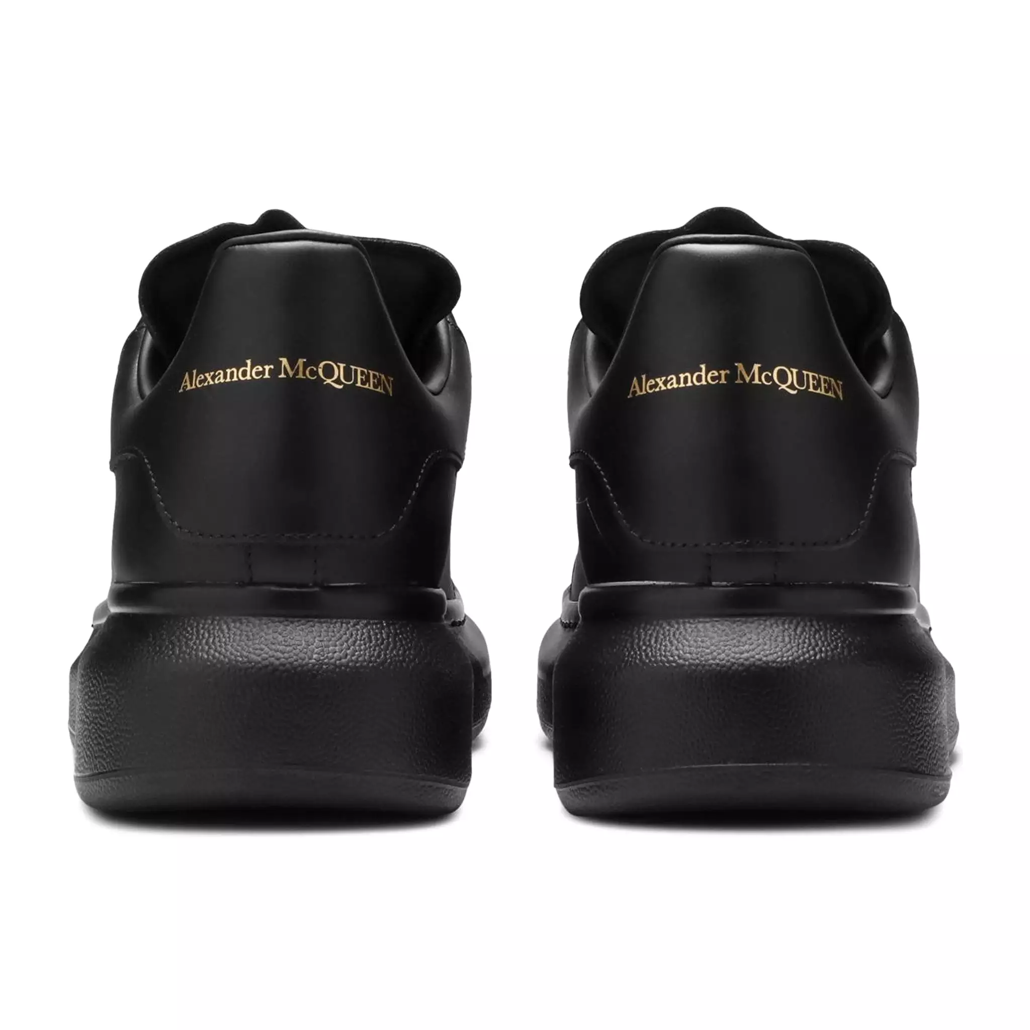 Alexander Mcqueen Raised Sole Triple Black Sneaker