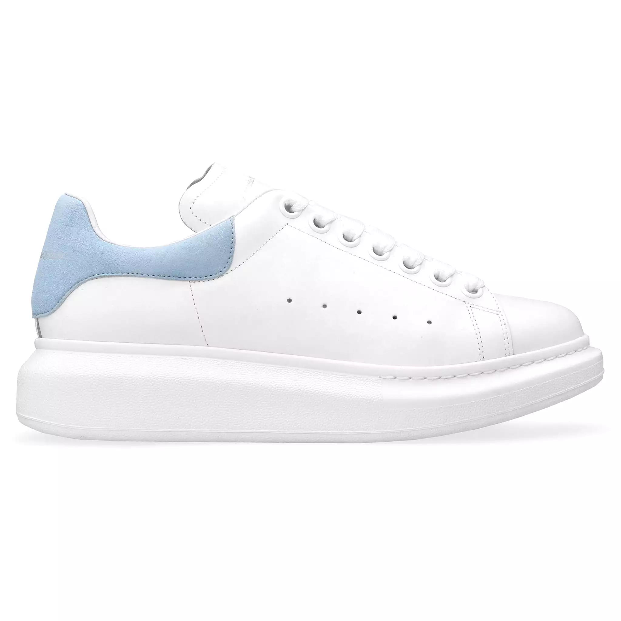 Alexander Mcqueen Raised Sole White Blue Sneaker