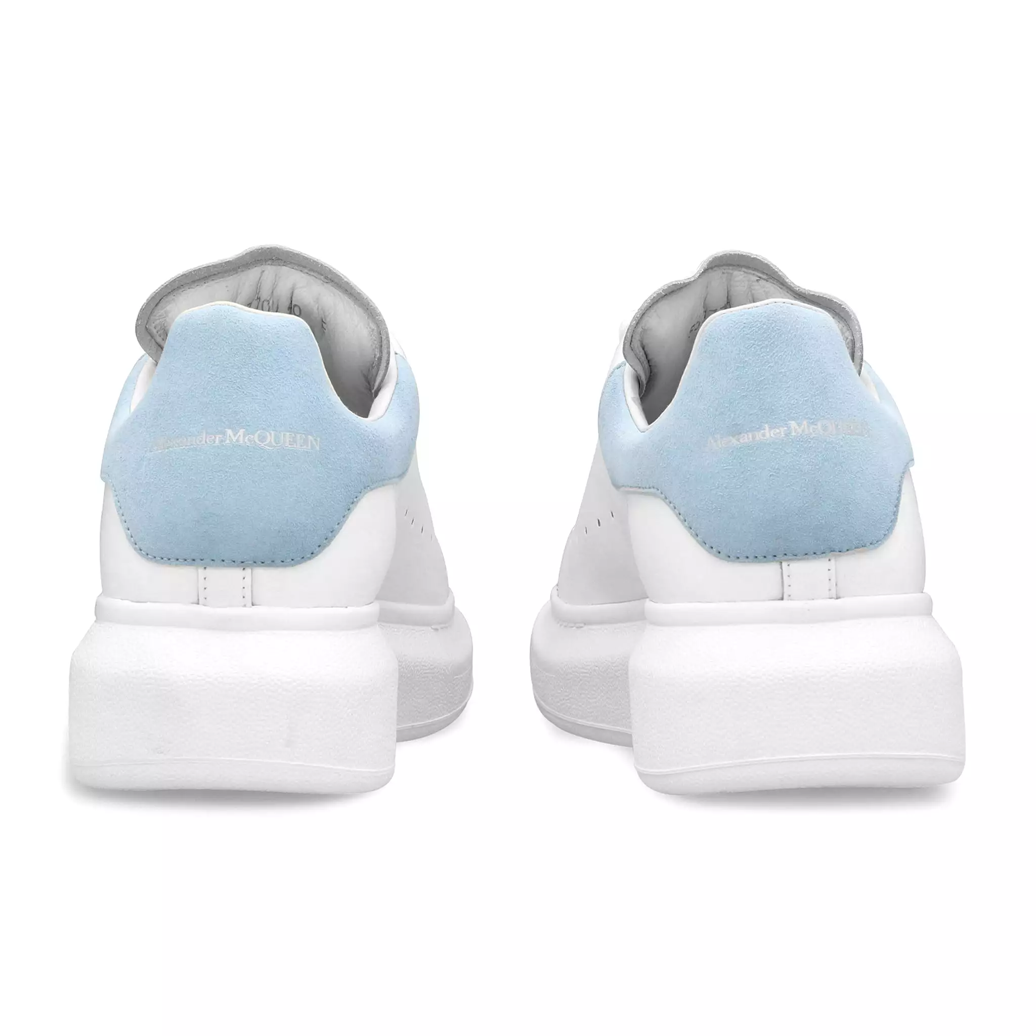 Alexander Mcqueen Raised Sole White Blue Sneaker