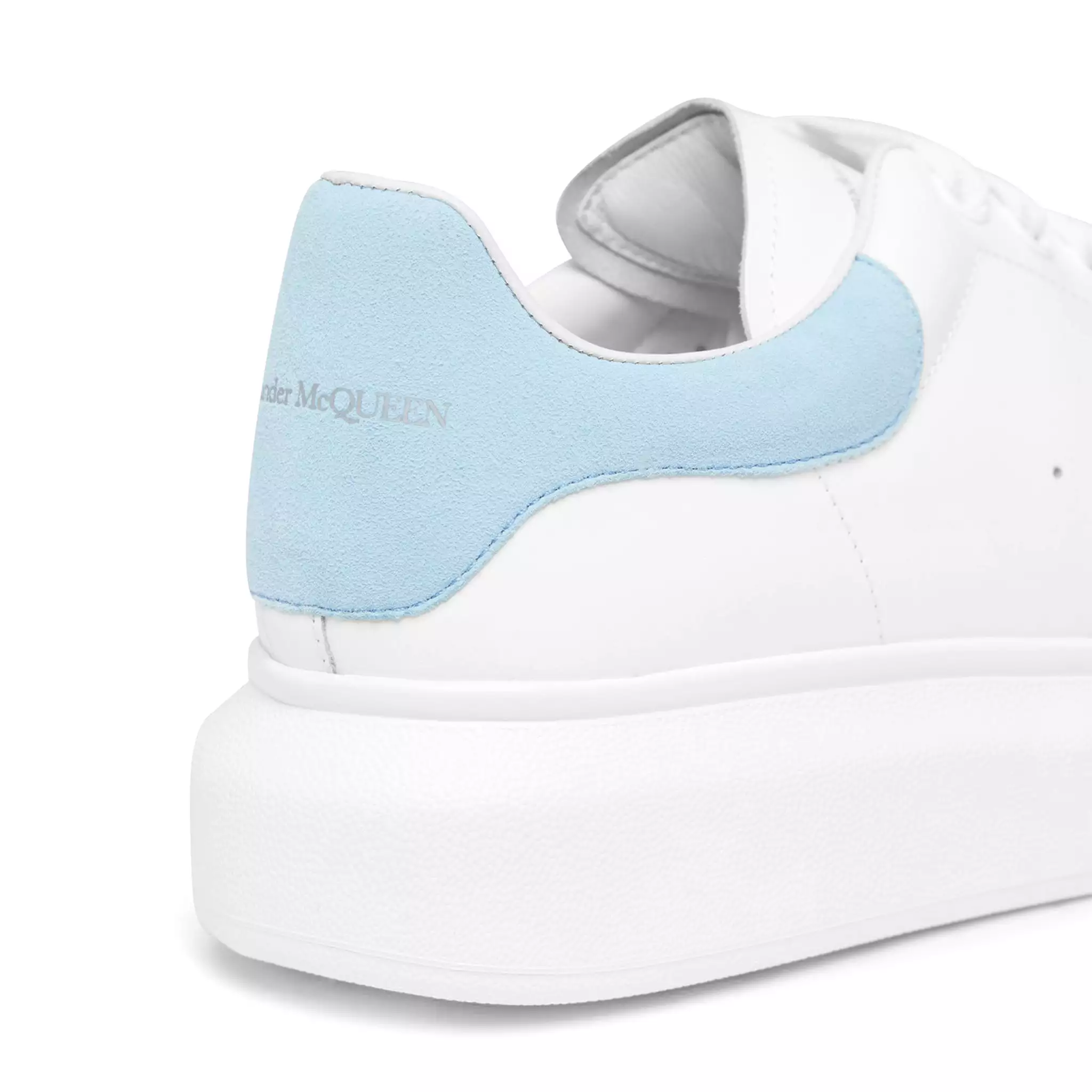 Alexander Mcqueen Raised Sole White Blue Sneaker