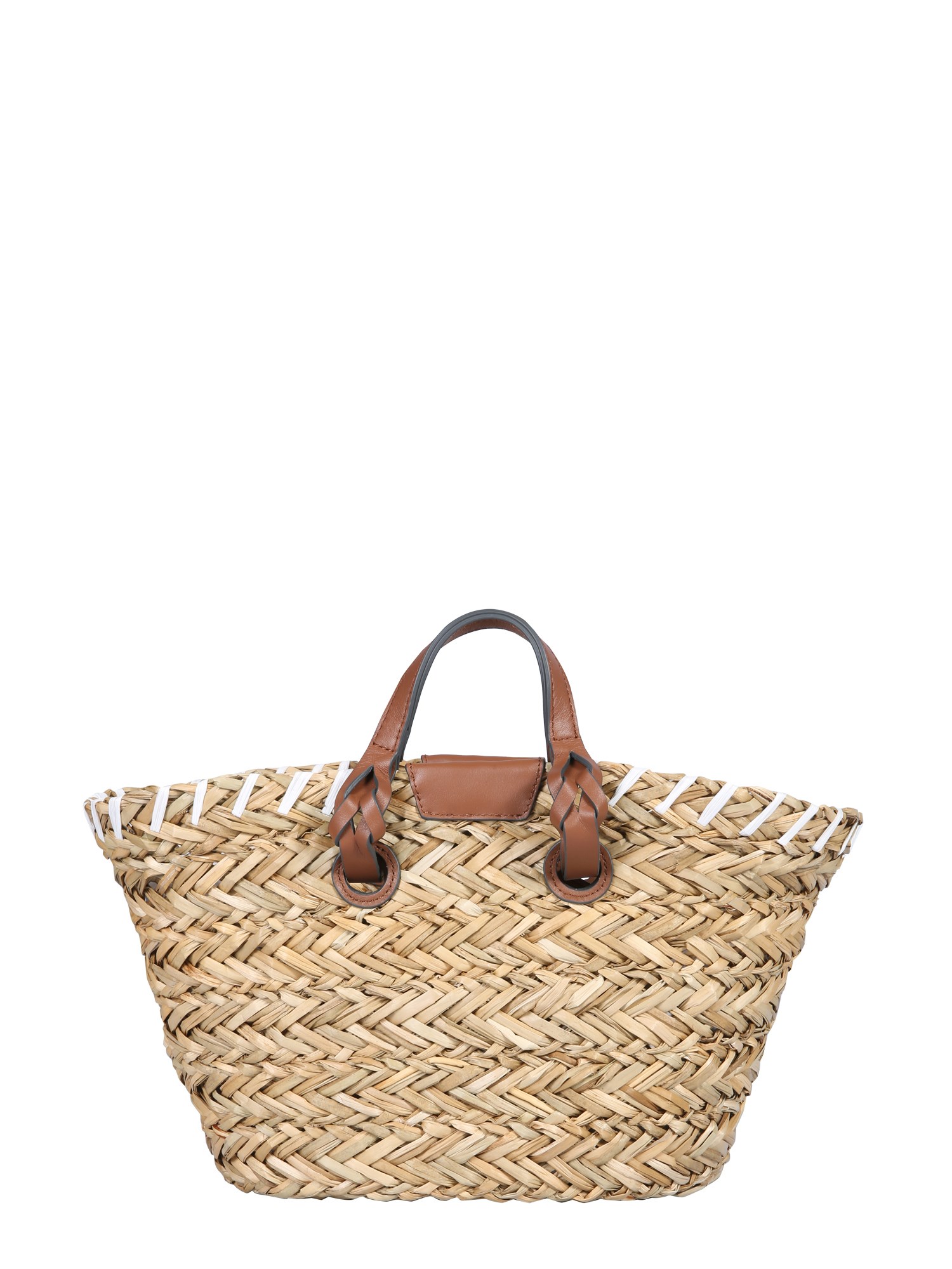 ANYA HINDMARCH    EYES SMALL BUCKET BAG IN SEAGRASS