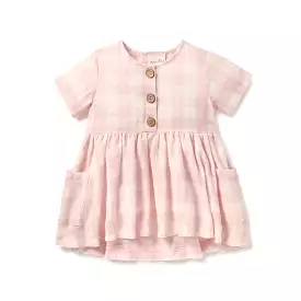 Aster & Oak - Pink Gingham Dress