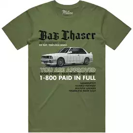 BAG CHASER : Olive Sneaker Tees Shirt