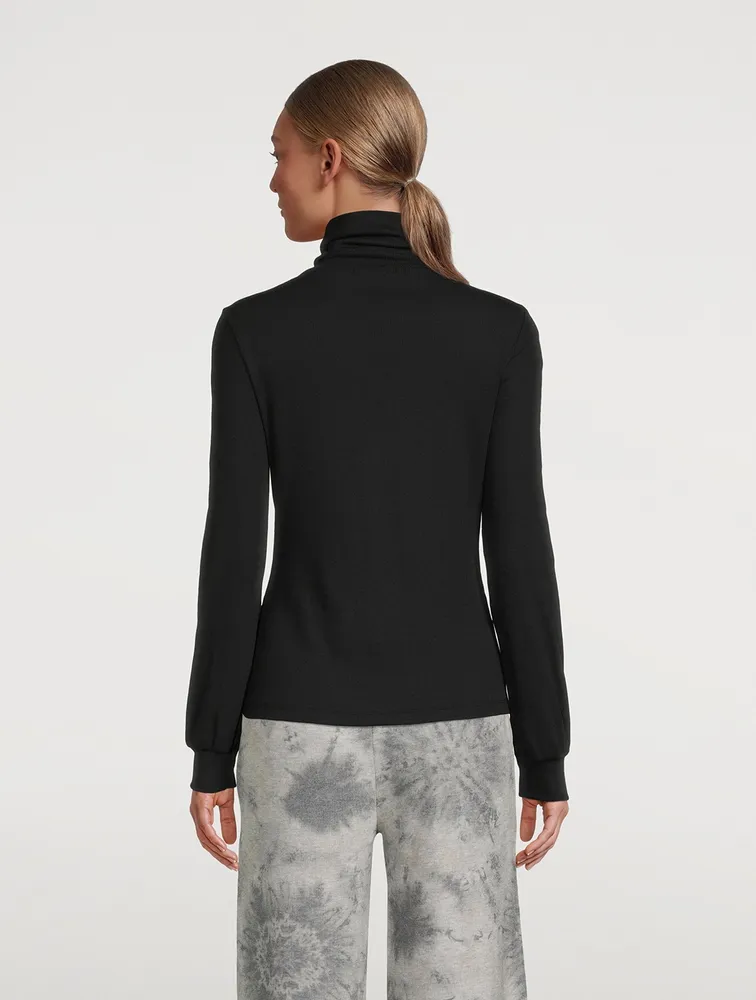 BEYOND YOGA Essential Ribbed Turtleneck Top