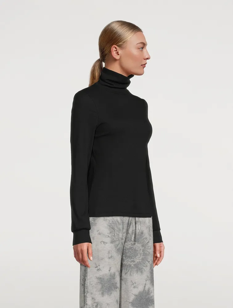 BEYOND YOGA Essential Ribbed Turtleneck Top