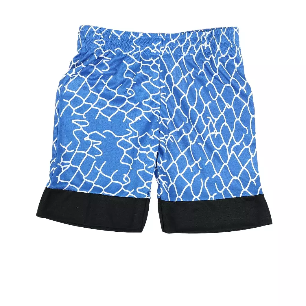 Boy's sleeveless Screen print graphic shorts set