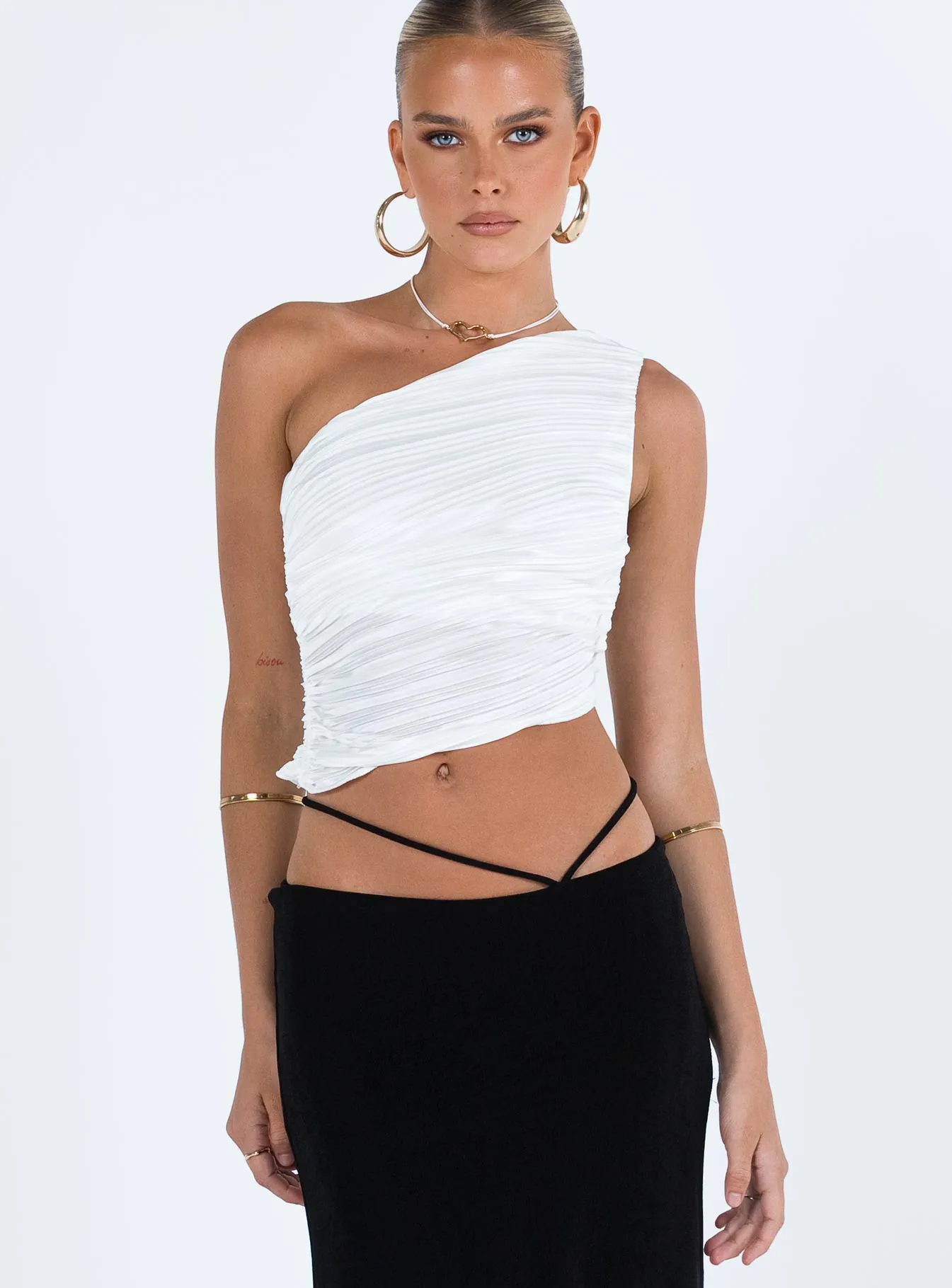 Brinstead One Shoulder Top White