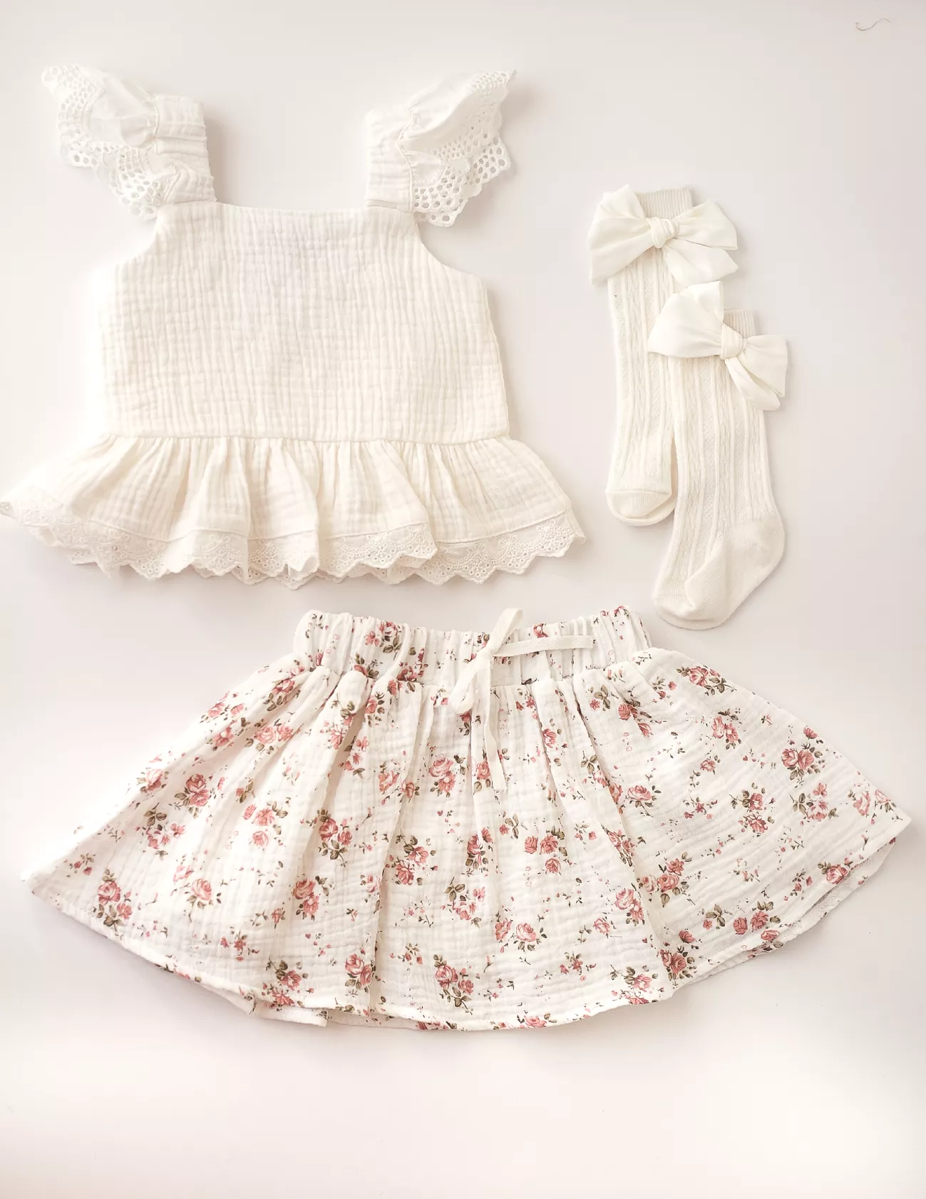 Dance and Play Cotton Skirt - Flower Fantasy