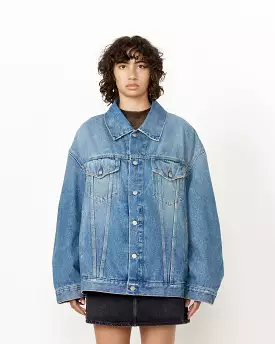 Denim Jacket in Mid Blue