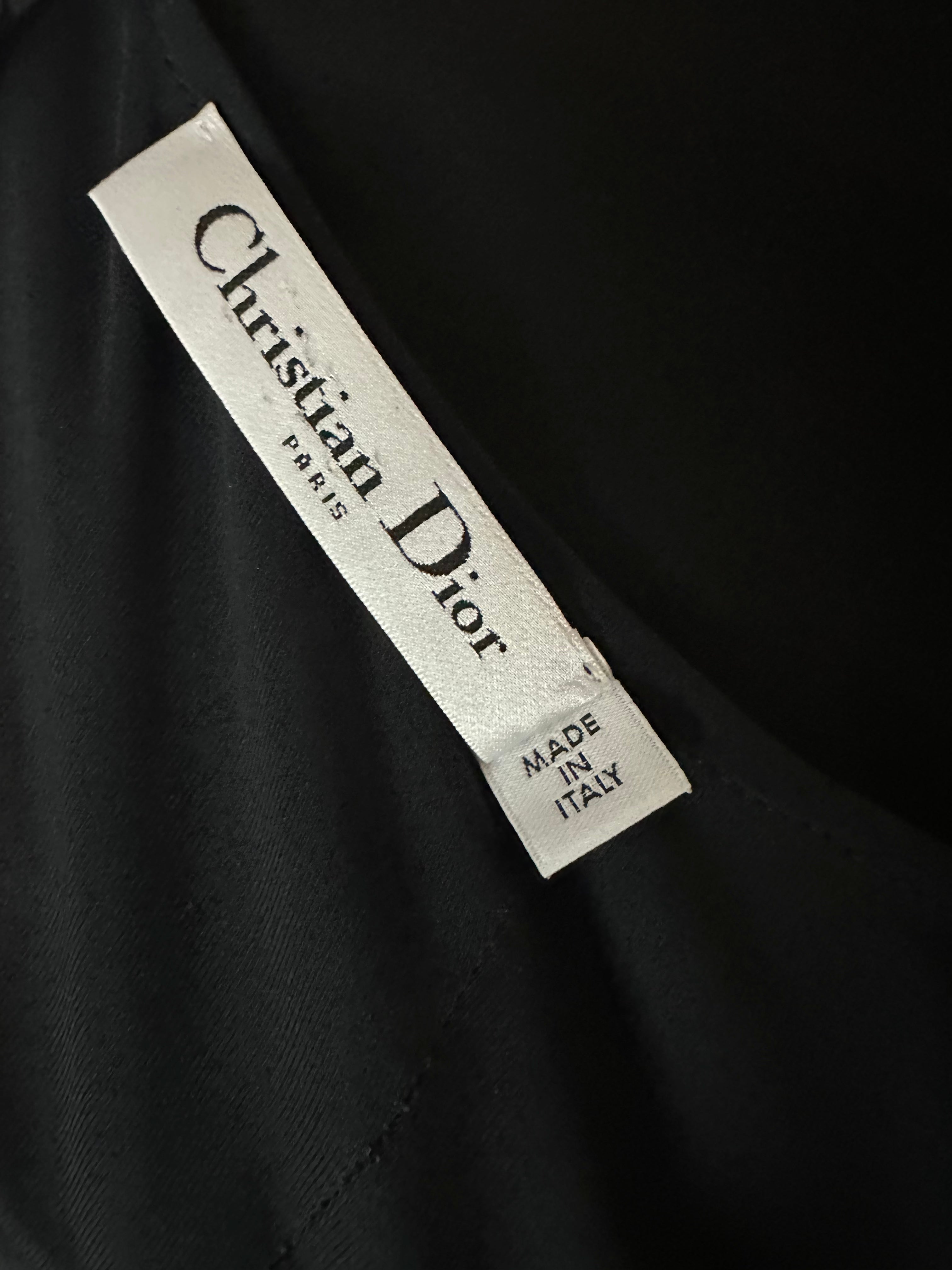 DIOR - Dress midi black size 36 FR