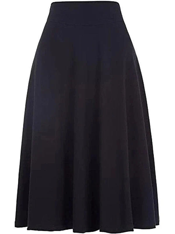 Elegant Women's Swing Work Skirts in Various Colors for Office / Career S M L