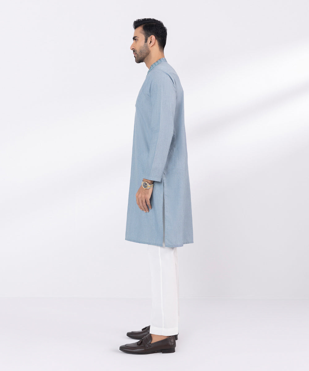 Embroidered Wash & Wear Kurta