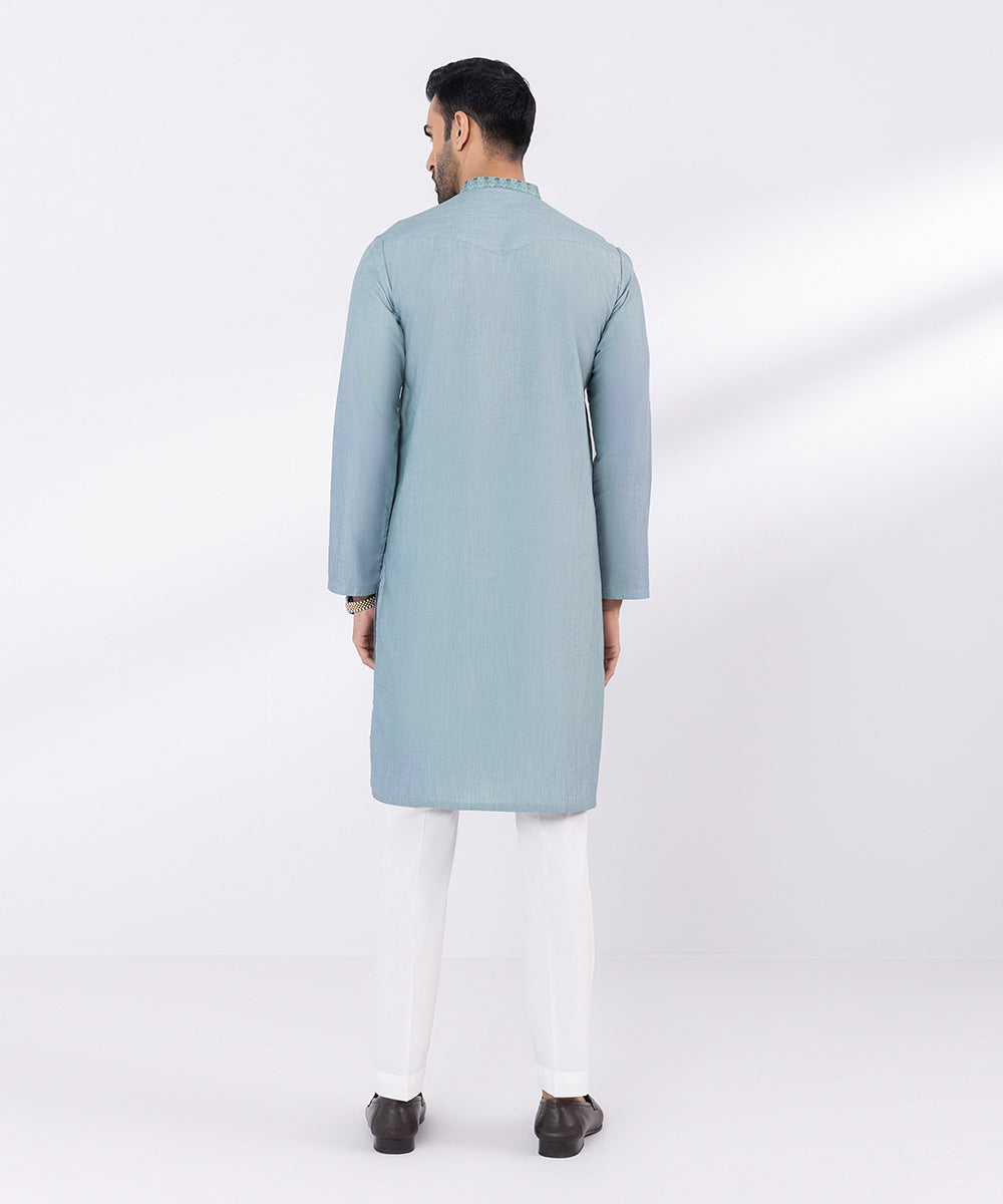 Embroidered Wash & Wear Kurta