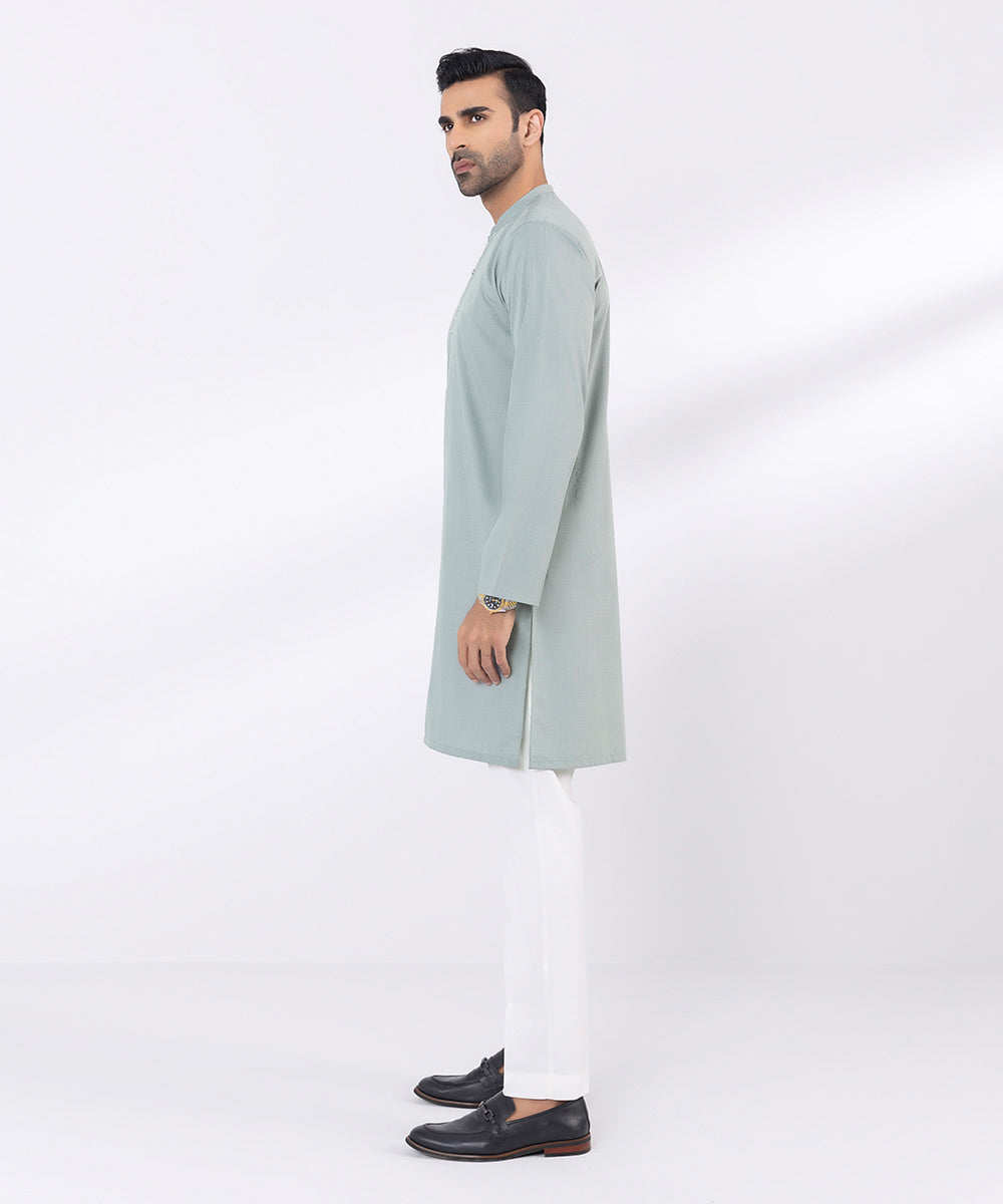 Embroidered Wash & Wear Kurta