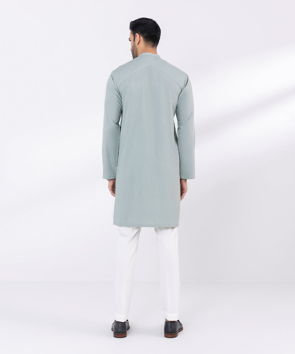 Embroidered Wash & Wear Kurta