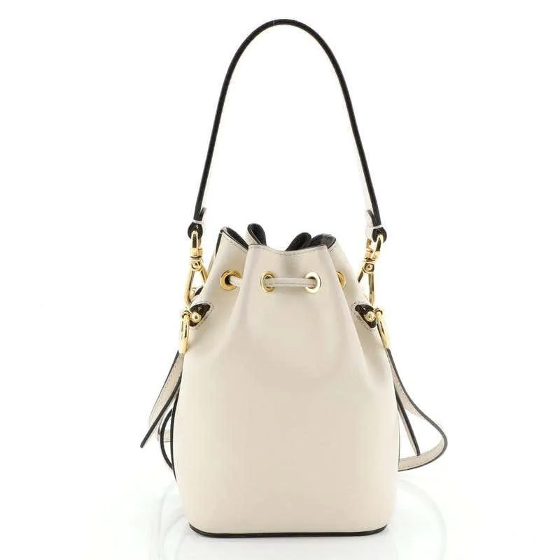 Fendi Mon Tresor White Leather Mini Bag