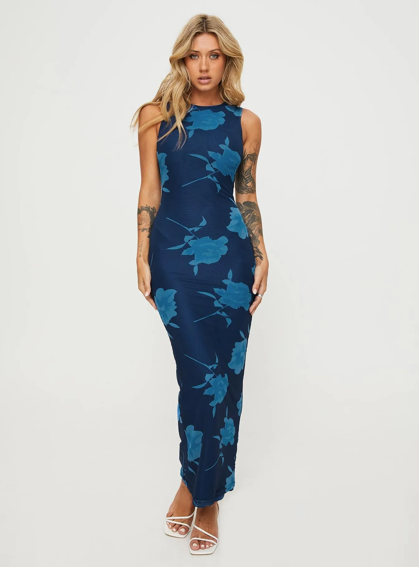 Floriane Maxi Dress Navy