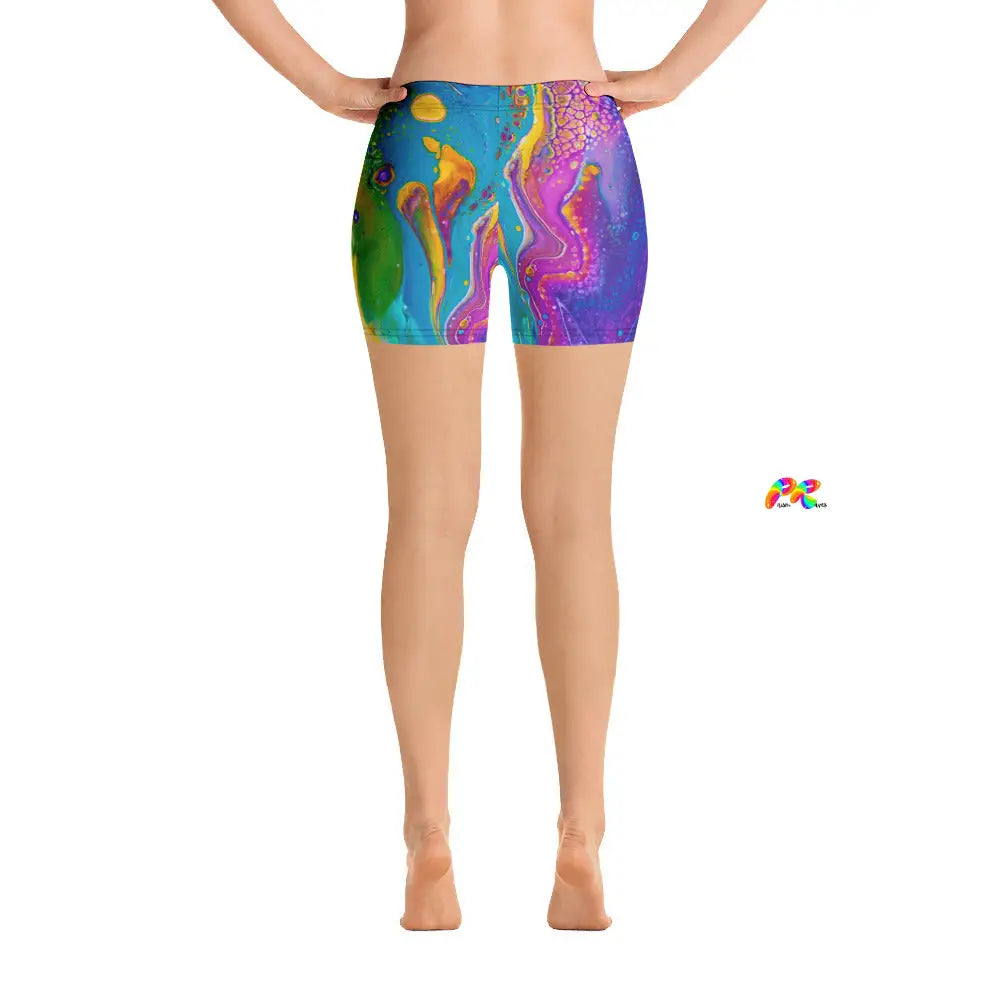 Fluidity Festival Yoga Shorts