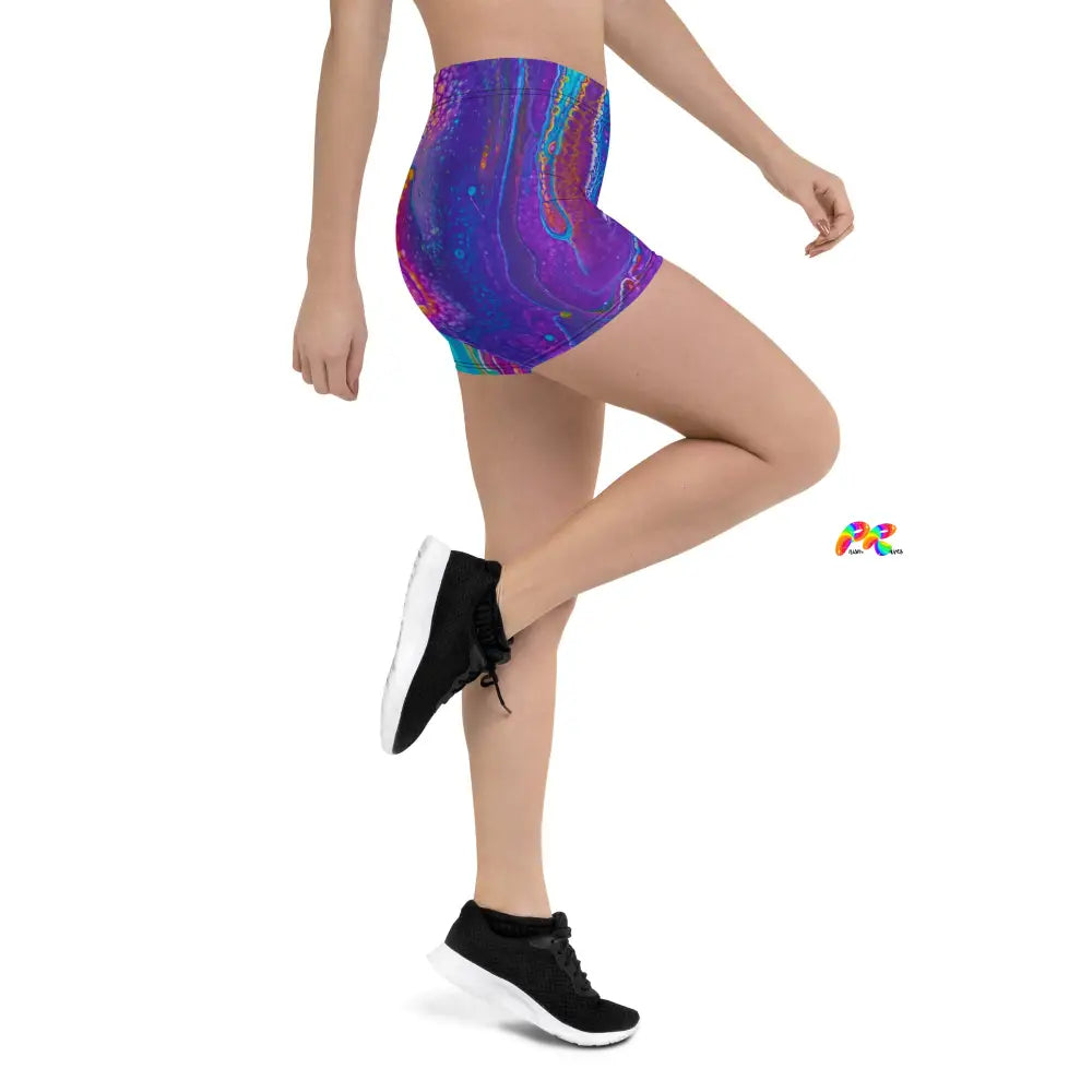 Fluidity Festival Yoga Shorts