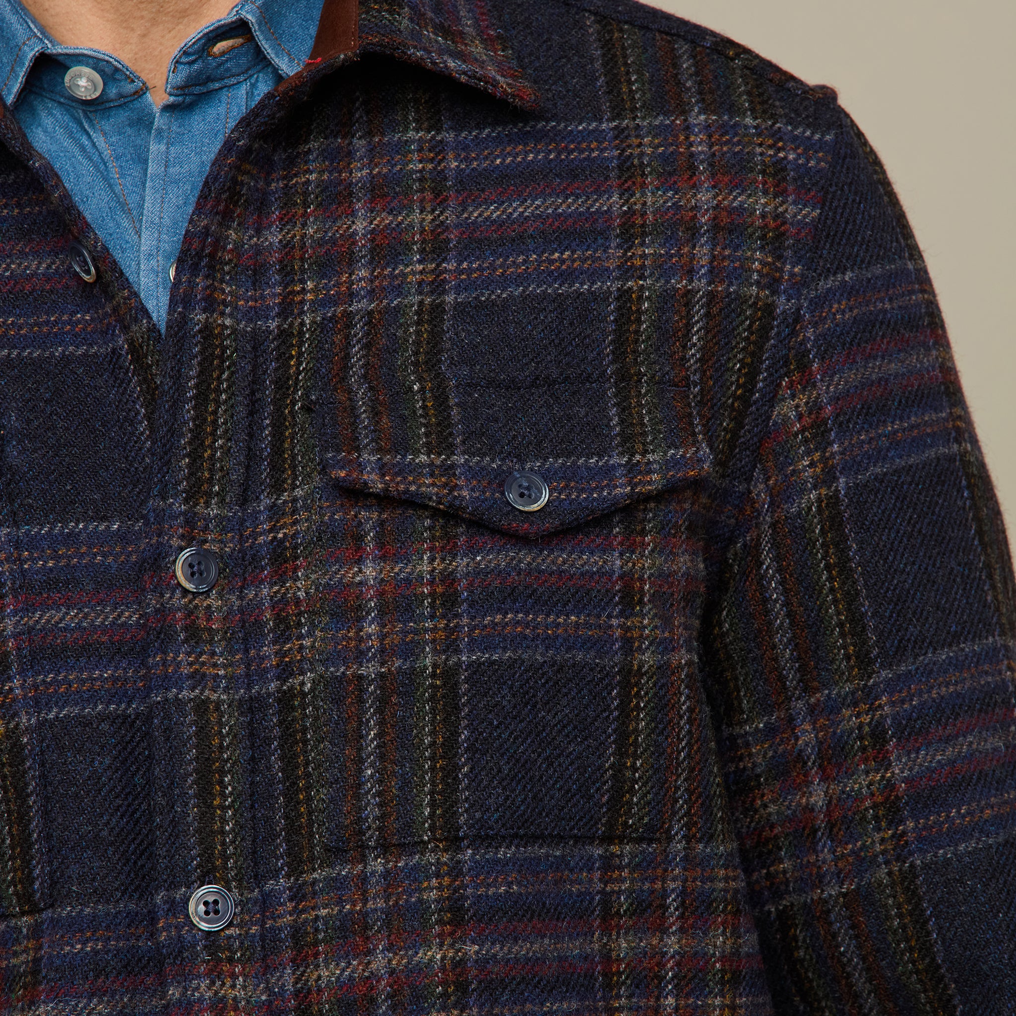 Gordy Chore Coat :: Blue Plaid