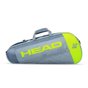 Head Core 3R Pro Tennis Kit Bag (Grey/Neon Yellow)