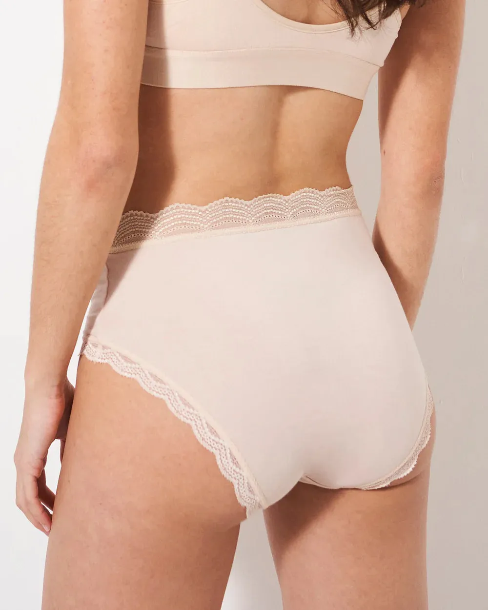 High Rise Knicker Sand