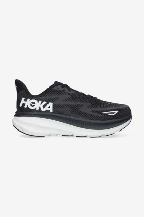 Hoka One One running shoes Clifton 9 black color