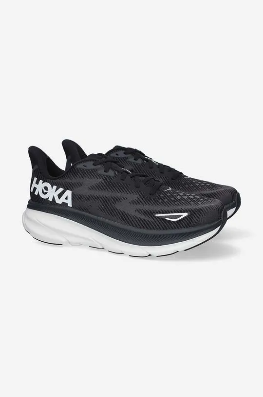 Hoka One One running shoes Clifton 9 black color