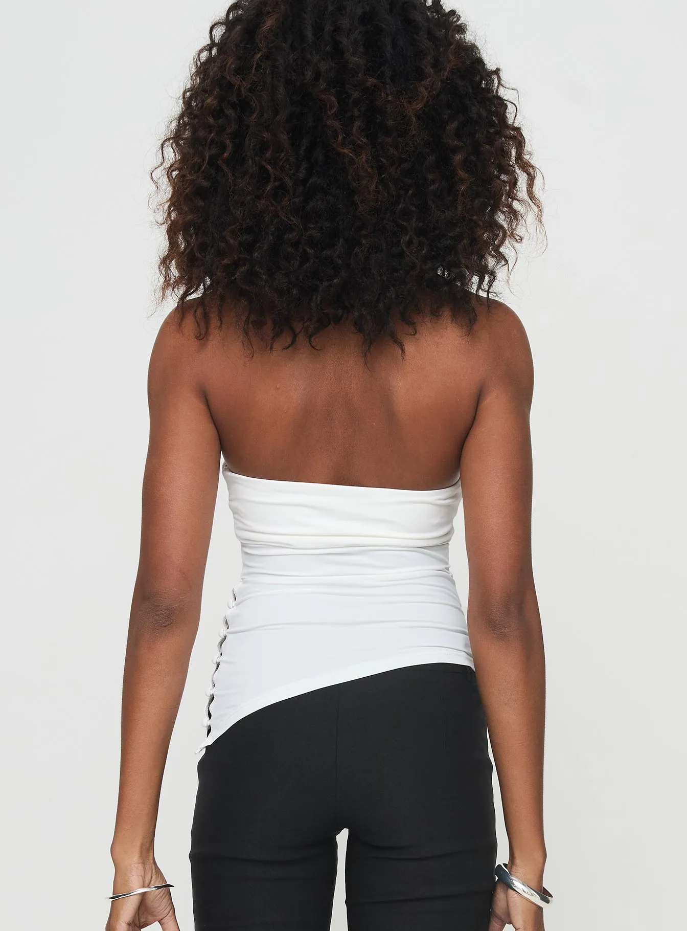 Isolindra Strapless Top White