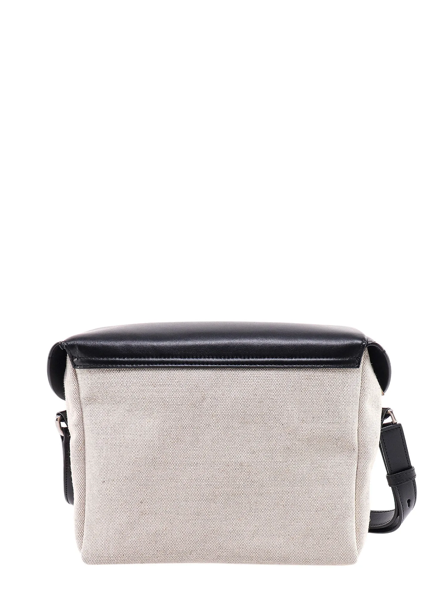 Jil Sander Logo Embossed Two-Tone Shoulder Bag