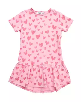 Kissed Hearts Frill Dress