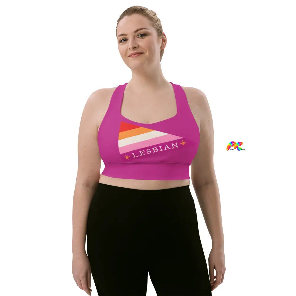 Lesbian Longline Sports Bra