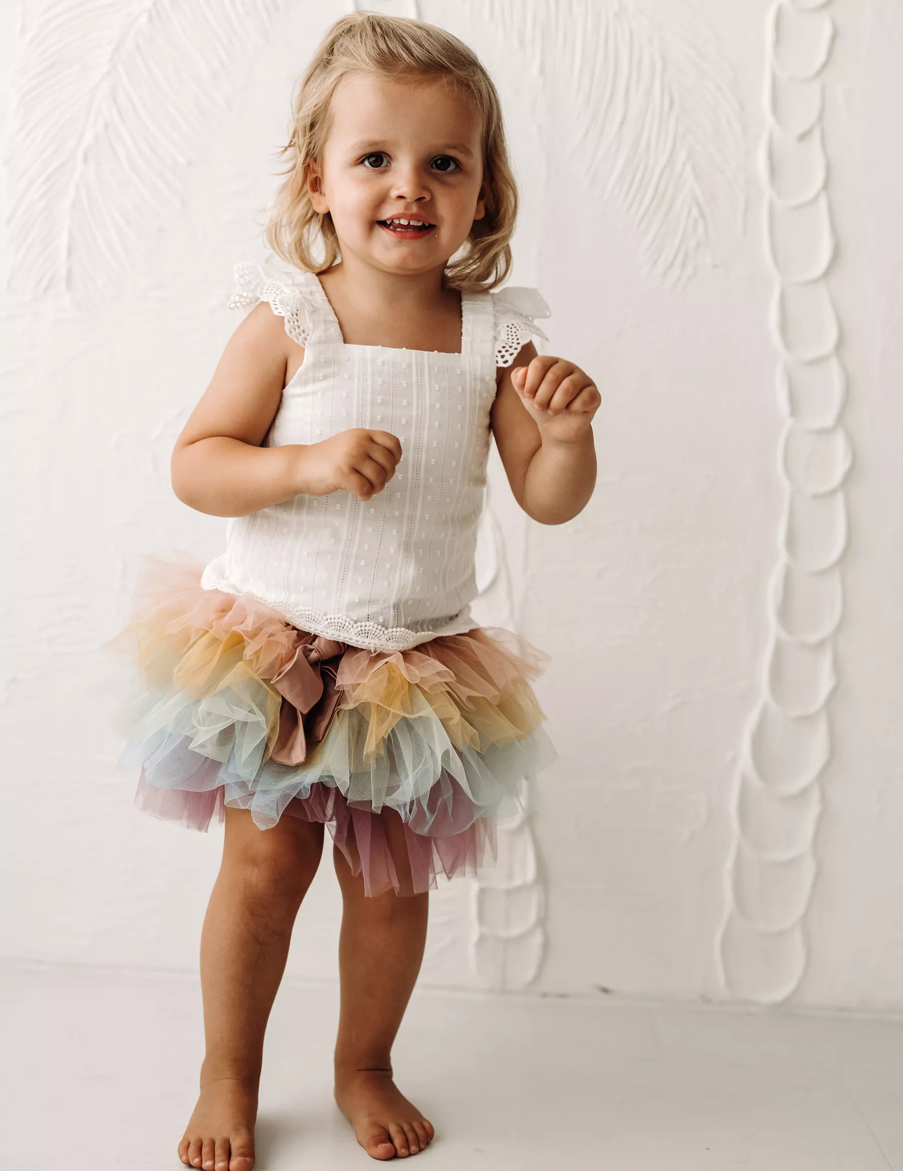 Little Ballerina Tutu Skirt - Rainbow Light