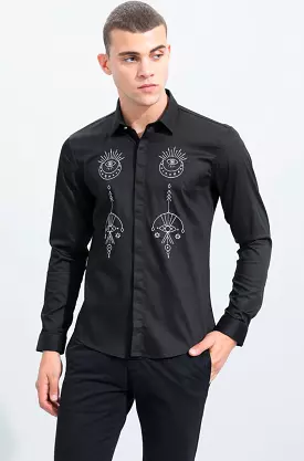 luna black embroderyshirt