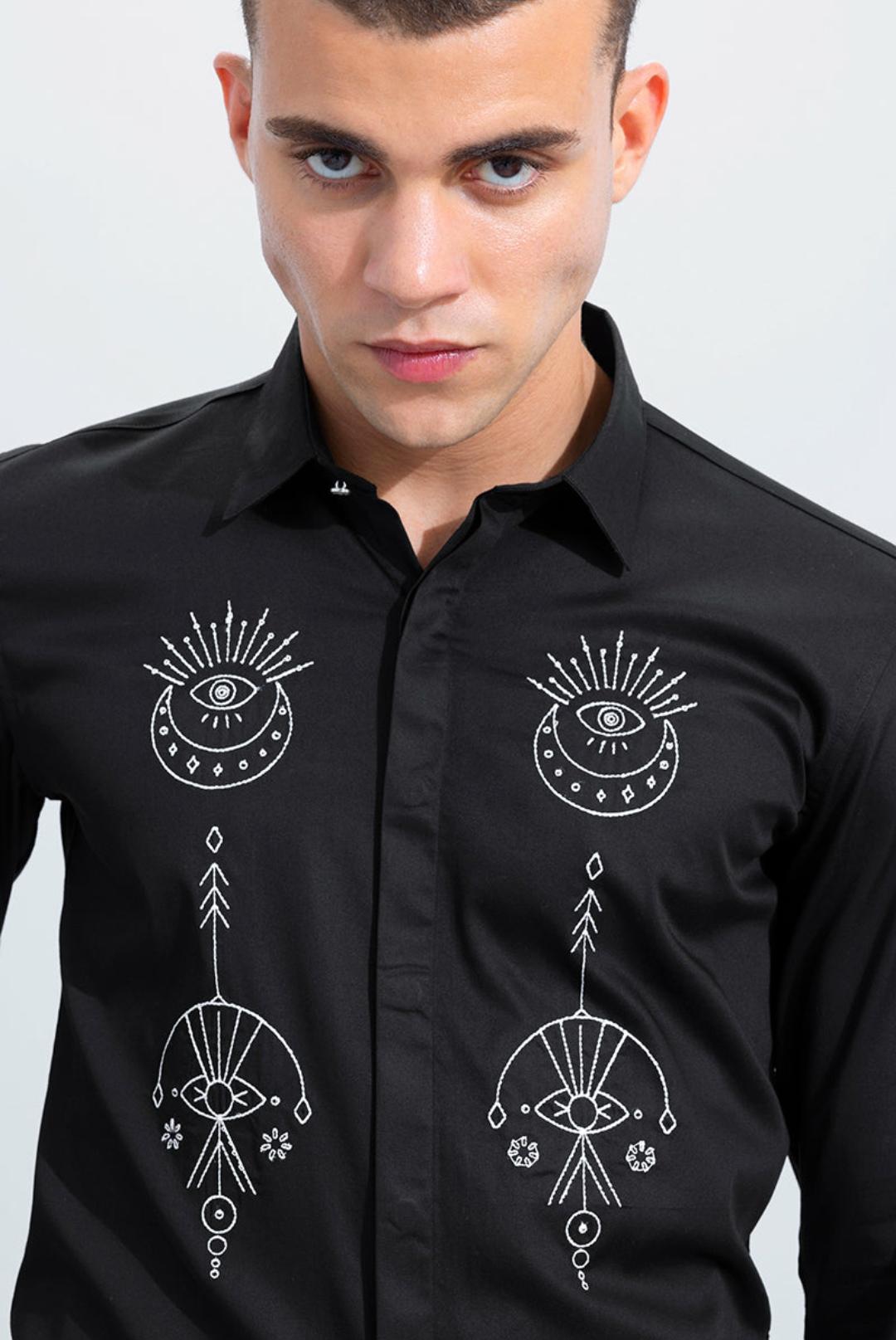 luna black embroderyshirt