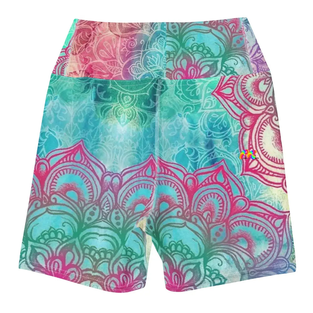 Mandala Festival Yoga Shorts