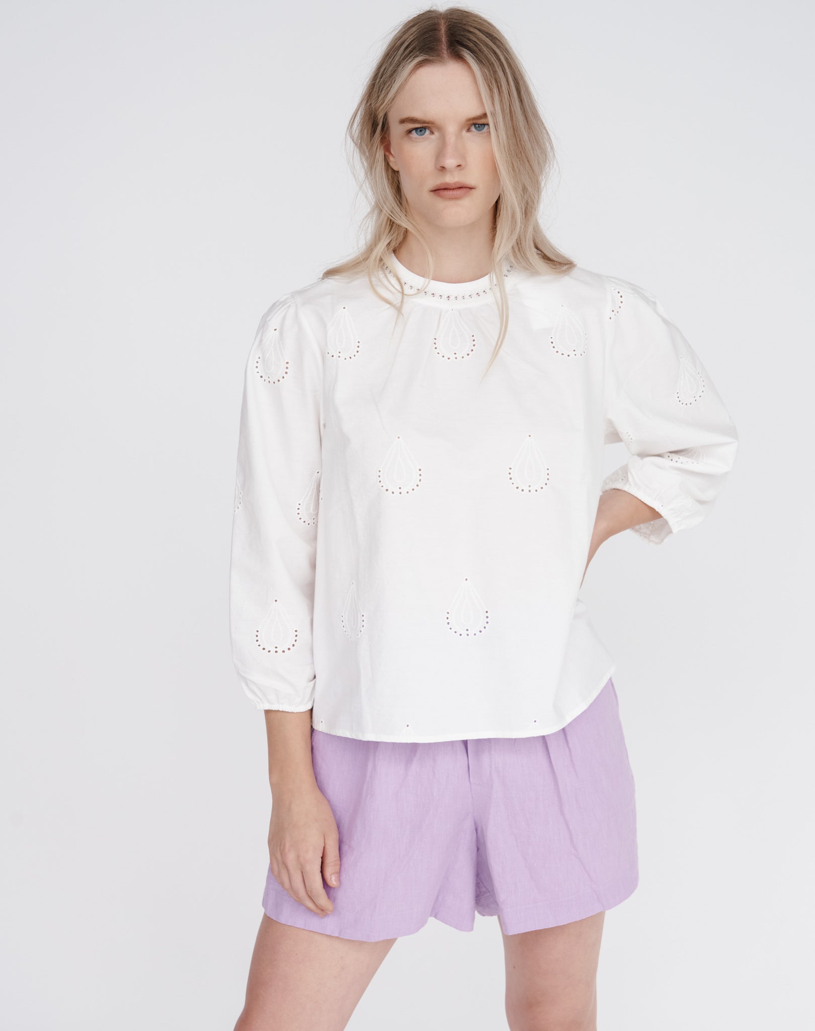 Melissa Nepton Corin Shorts Lilac