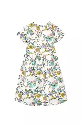 Milky Daisy Chain Hi-Lo Dress