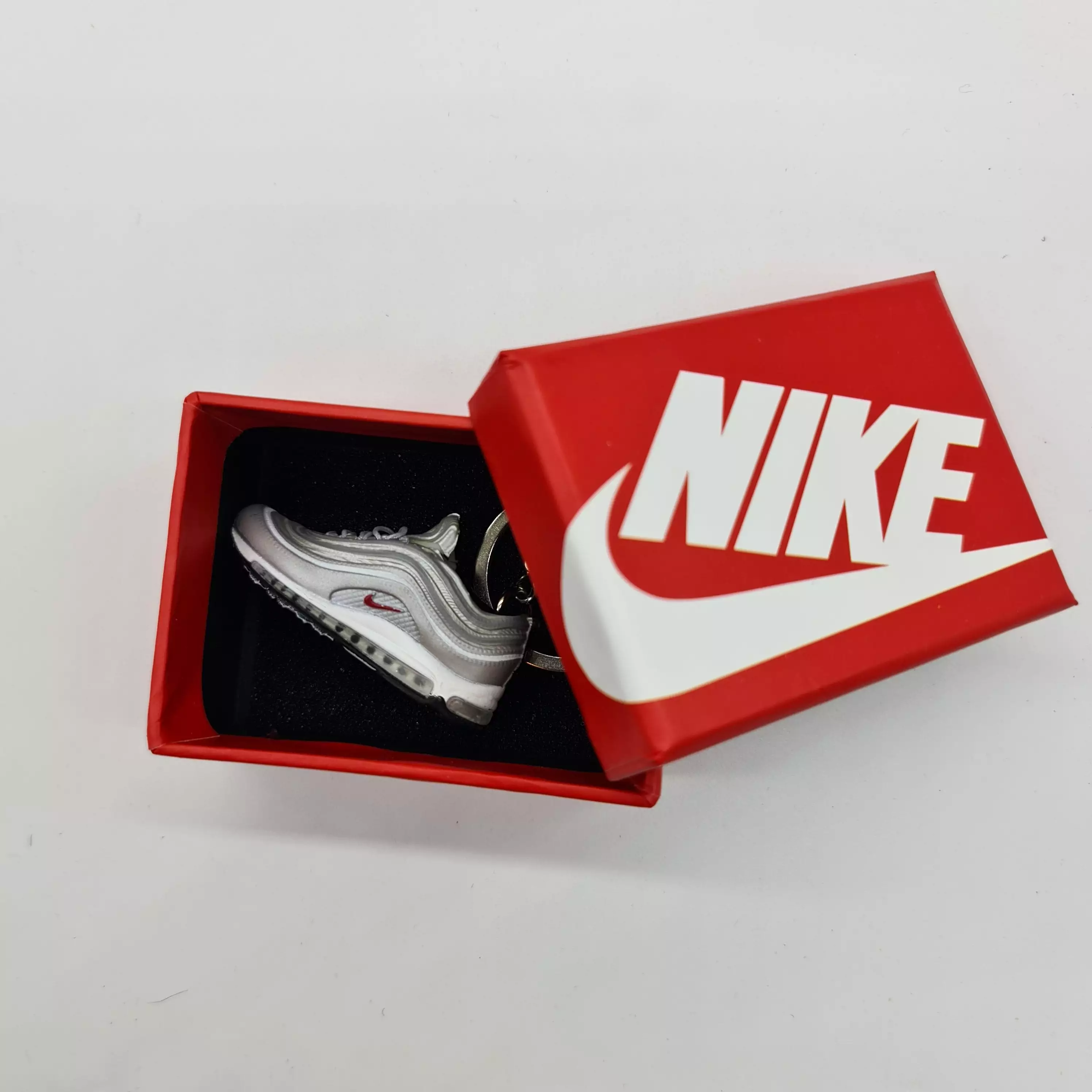 Mini Sneaker Keyring- Air Max 97 (Silver)