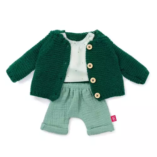 Miniland Clothing Forest Spring Jacket and Shorts Set (38cm Doll)