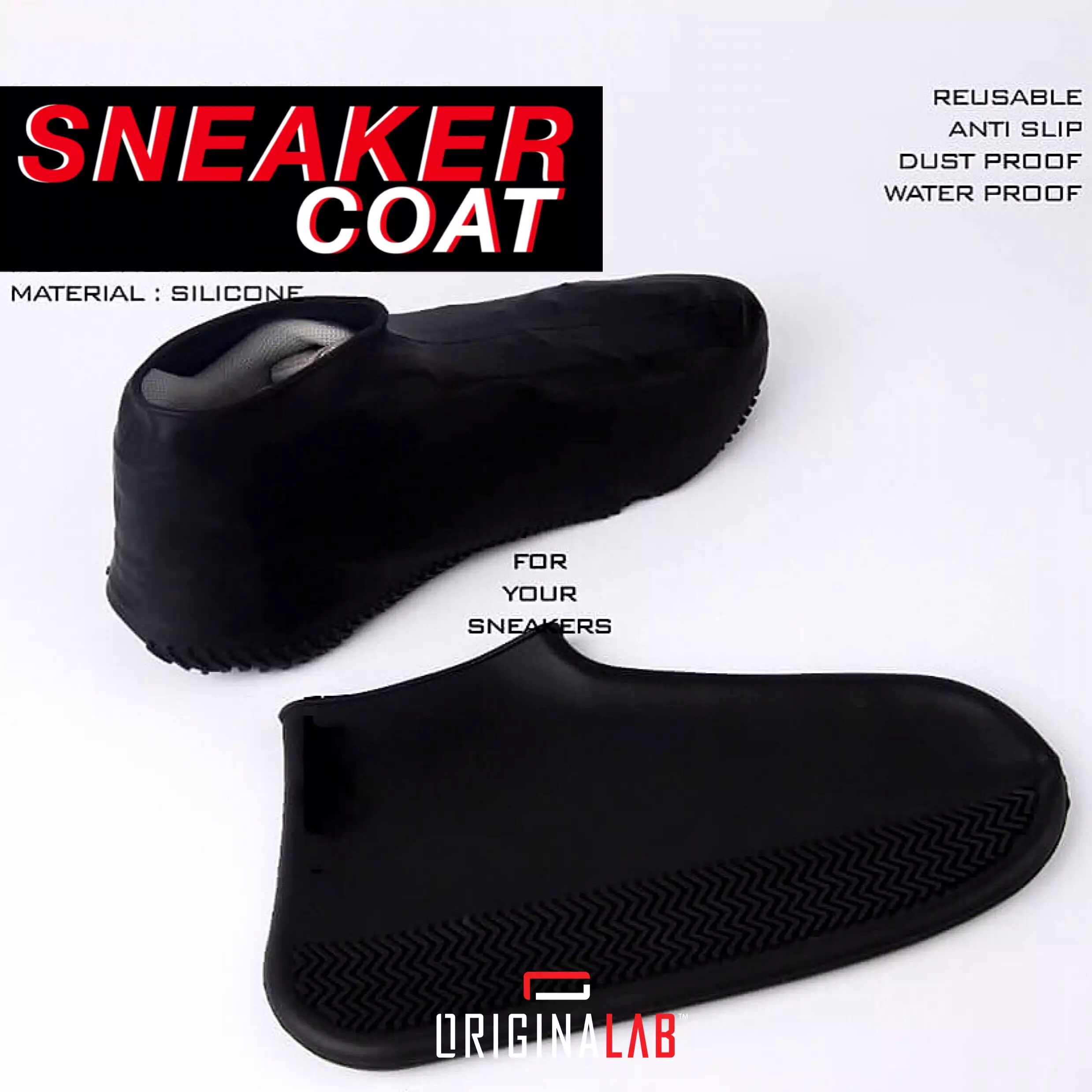 ORIGINALAB Sneaker Silicone Coat Jet Black