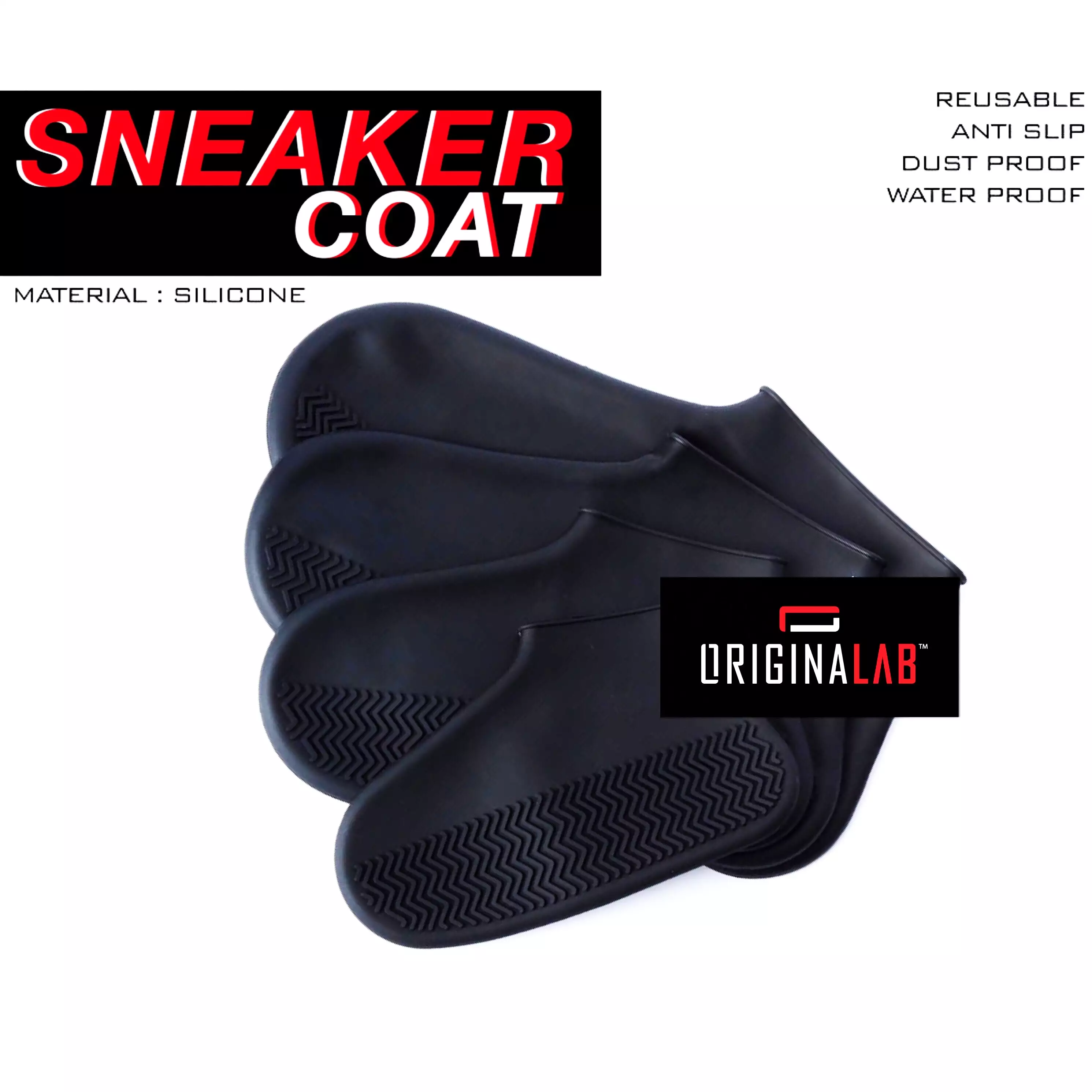 ORIGINALAB Sneaker Silicone Coat Jet Black