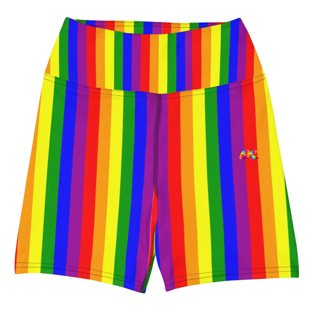 Pride High-Waist Yoga Shorts