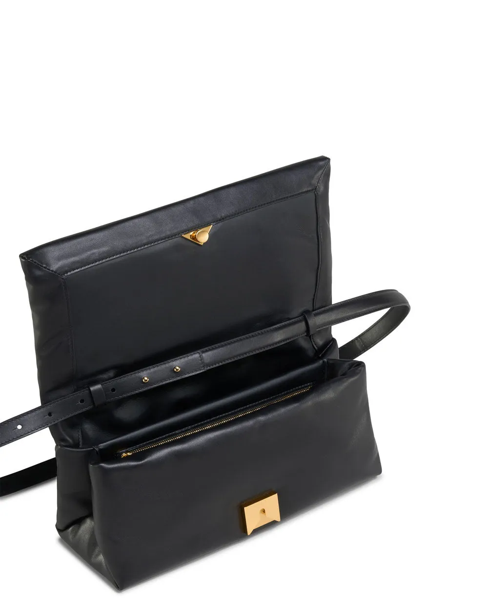 Prisma Top Handle Bag in Black