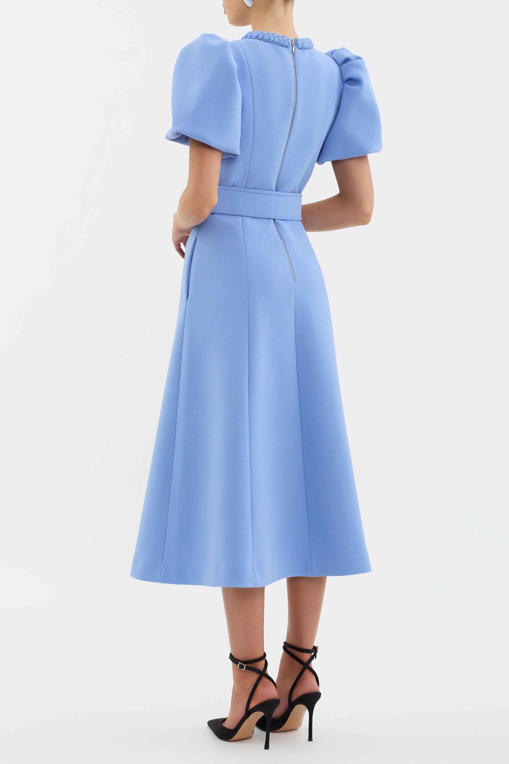 Rebecca Vallance Juliana Puff Sleeve Midi